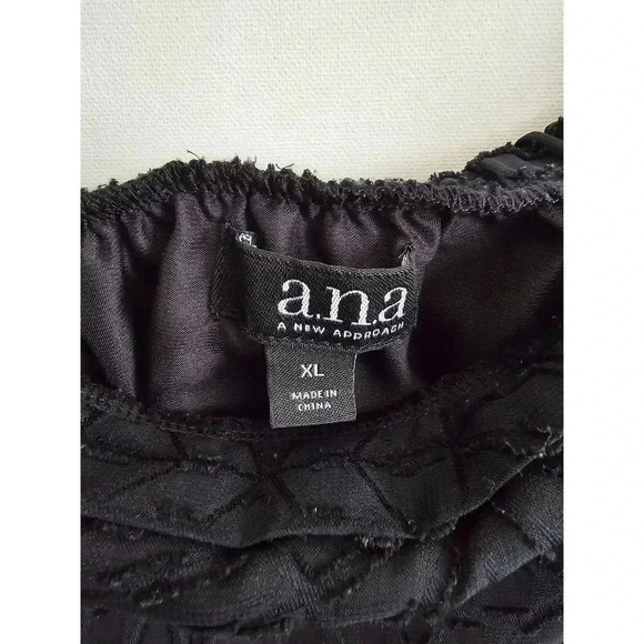 a.n.a Black Textured Dress XL - Picture 5 of 5